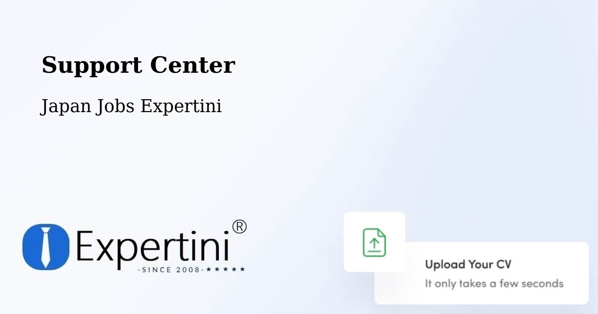 Support Center - Japan Jobs Expertini